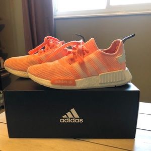 Coral Adidas NMD R1 Sneakers